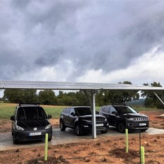 PERGOLA FOTOVOLTAICA  CASA RURAL MONFORTE